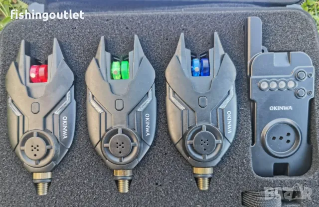 Сигнализатори със станция за дънен риболов Okinwa F5-W 3+1 и 4+1