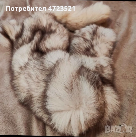 Разкошна сребърна лисица само за ценители , снимка 3 - Елеци - 53287699
