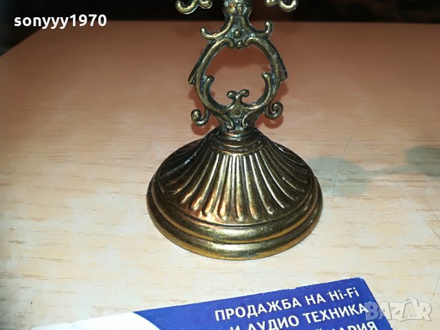 мини свещник-внос швеицария 13х12х6см, снимка 10 - Колекции - 30033459