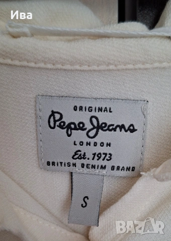 Оригинална риза от лен Pepe Jeans, снимка 2 - Ризи - 54125584