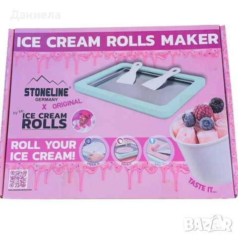 Плоча за тайландски сладолед, С включени аксесоари, снимка 5 - Други стоки за дома - 53882269