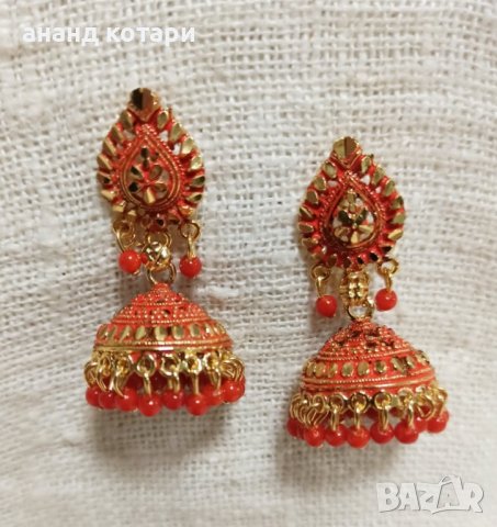 Обеци висящи, камбанки (джумпка) малки М1, снимка 1