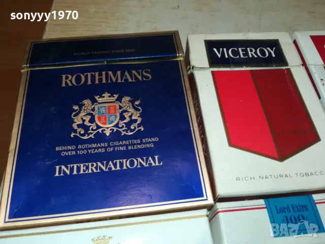 ROTHMANS VICEROY LORD И ДР КУТИИ ОТ ЦИГАРИ 2411241926, снимка 4 - Колекции - 48090791
