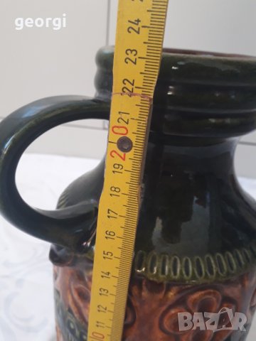 Немска керамична кана ваза, снимка 4 - Колекции - 31314102