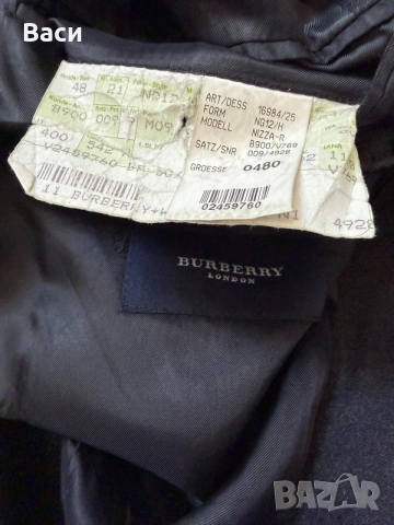 Burberry оригинално вълнено сако, снимка 7 - Сака - 56152143
