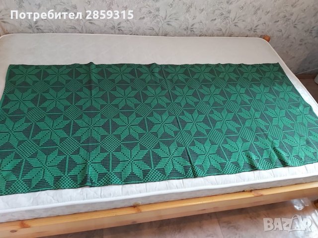 Автентична ръчно тъкана черга от 1980 г., снимка 2 - Други - 31639896