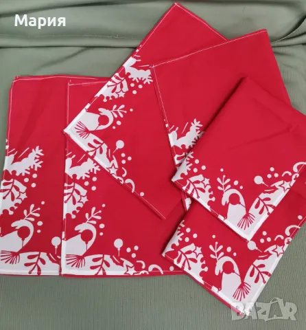 Текстилни салфетки за сервиране, 6 броя