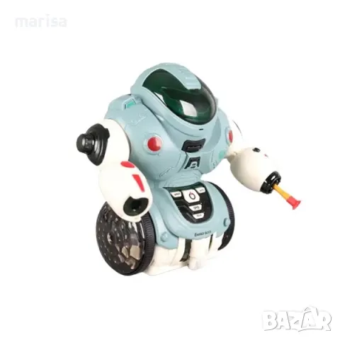 Танцуващ робот с пара, 3D светлини и оръжие 200795130, снимка 2 - Музикални играчки - 48051570
