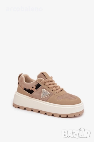 Дамски изолирани маратонки на платформа Florinda, снимка 3 - Маратонки - 52346730