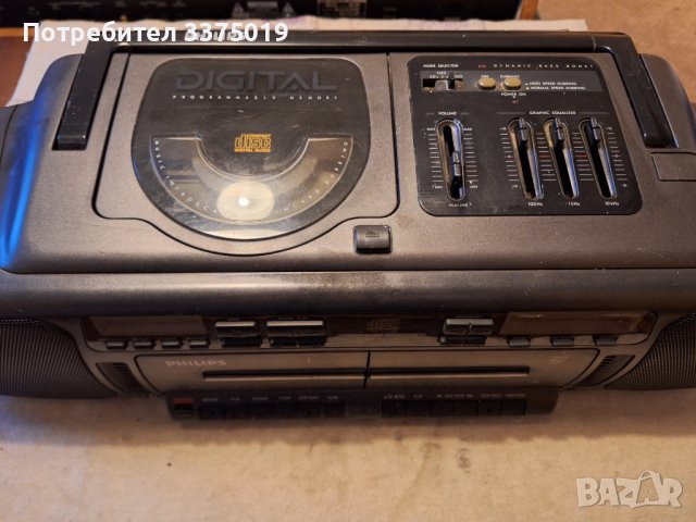 Касетофон Philips, снимка 8 - Радиокасетофони, транзистори - 42909708