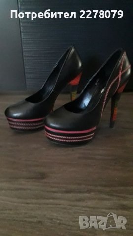 Дамски обувки "mat star"на висок, снимка 1 - Дамски обувки на ток - 40654311