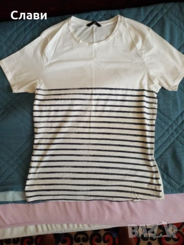 Мъжка Бяла Тениска LCW - Regular Fit, снимка 2 - Тениски - 50475986