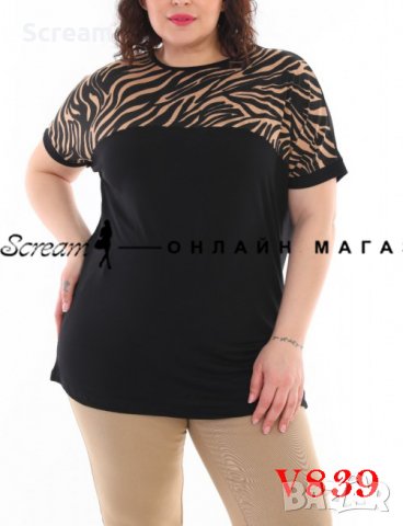 Дамска туника Размери до 3XL, снимка 5 - Туники - 37207993