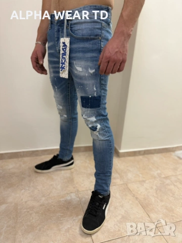 СИНИ ДЪНКИ JC-7585B, снимка 2 - Дънки - 53084943