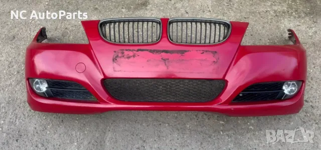 Предна броня ОРИГИНАЛНА за BMW БМВ 3та серия Е90 Е91 Червена 7153898 2011