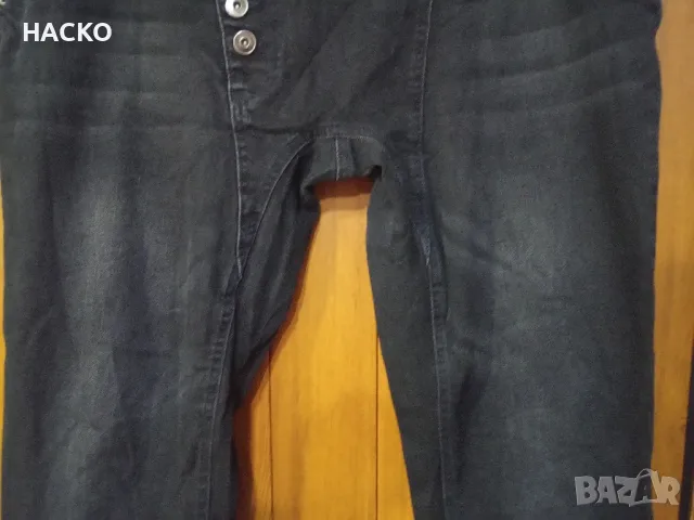 Дамски Ластични Дънки Тип Потур RAINBOW Размер 46 Внос от Англия, снимка 3 - Дънки - 48023295