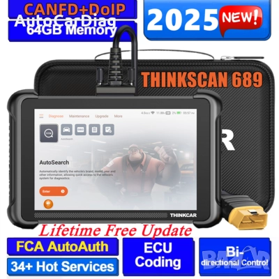 Thinkcar 689 Професионална диагностика , снимка 2 - Аксесоари и консумативи - 51514567