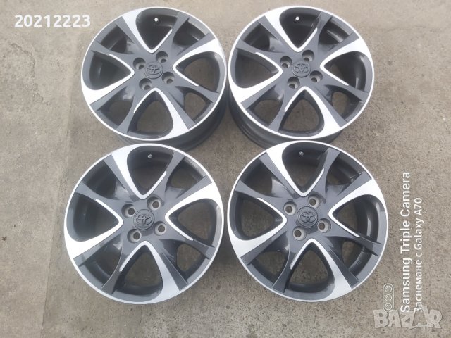 4 броя  алуминиеви джанти за Toyota Yaris-Hybrid  16