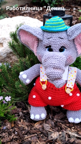 Слонче , снимка 2 - Плюшени играчки - 51638096