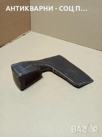 Соц Стара Ръчно Кована Брадва Номер 10. Тегло 1.400кг., снимка 5 - Антикварни и старинни предмети - 49731987