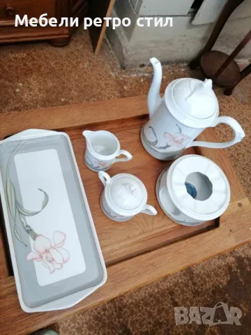 Порцеланът Konigl Tettau e изключително красив. Сервиза на Tettau има зашеметяващи детайли., снимка 9 - Сервизи - 47678985