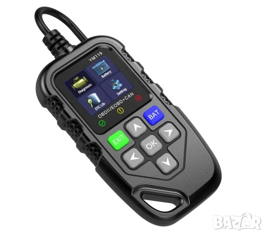 OBD2 Диагностика, EOBD, за кола, за автомобил, Четене и изтриване грешки, автомобилна диагностика