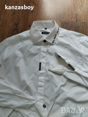balmain paris - страхотна мъжка риза КАТО НОВА М, снимка 2 - Ризи - 51501568