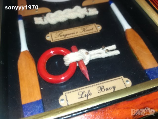 кутия за ключове+часовник с морски възли 0211201745, снимка 6 - Колекции - 30661855