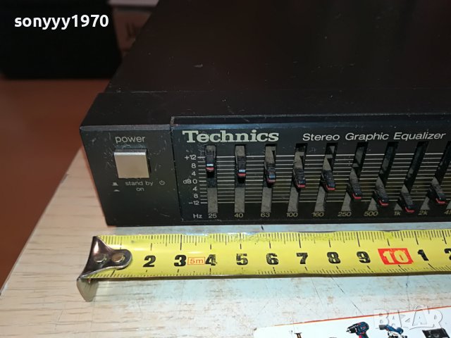 TECHNICS SH-E4 EQUALIZER-MADE IN JAPAN 2411221815, снимка 3 - Ресийвъри, усилватели, смесителни пултове - 38786738
