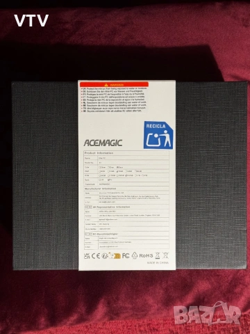 АCEMAGIC S1 Intel Alder Lake N97 Mini PC, снимка 6 - Процесори - 53225110