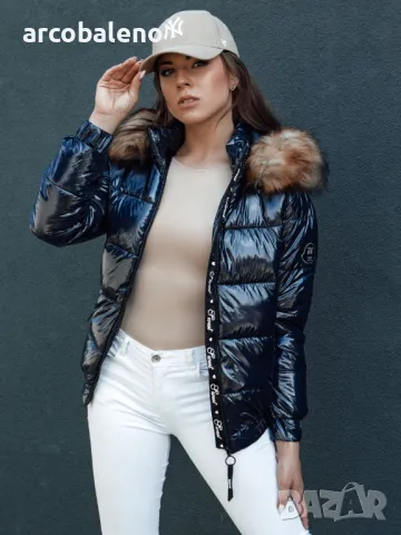 Дамско зимно яке с качулка MELANI, 2цвята , снимка 2 - Якета - 47390408