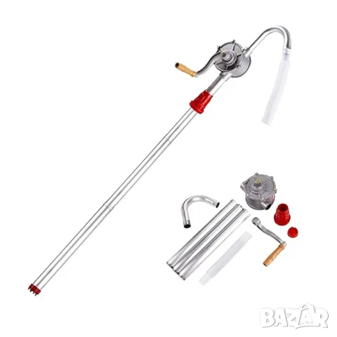 Ръчна алуминиева помпа за дизел и масло с дебит 28 л/мин, снимка 2 - Аксесоари и консумативи - 55862396