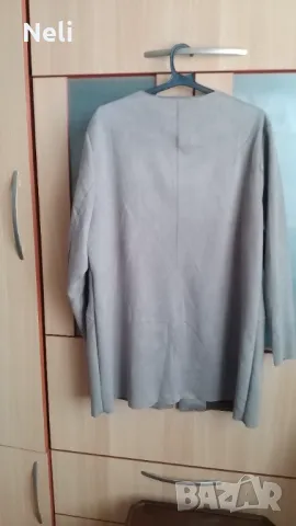 Дамско пролетно палто от велур, без хастар, без забележки , снимка 2 - Палта, манта - 50218955