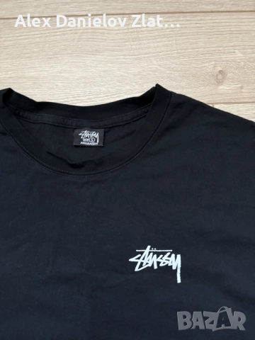Оригинална мъжка тениска Stüssy Basic Stock Logo (Голямо лого) - Размер S⁠, снимка 2 - Тениски - 55993098
