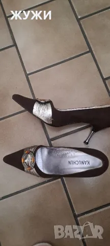 Тъмно кафяви нови елегантни обувки, снимка 7 - Дамски ежедневни обувки - 50384741