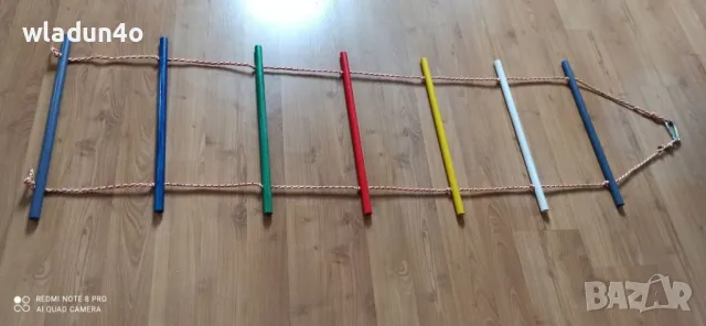 Детска ЦВЕТНА въжена стълба-35лв , снимка 4 - Други - 49881331