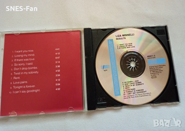 Liza Minnelli - Results , снимка 2 - CD дискове - 52008786
