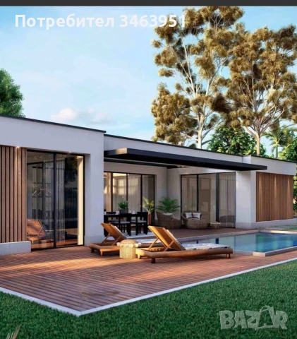 еднофамилна къща в строеж 