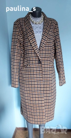 Два броя / Марково палто "Н&М" и "Only", с високо съдържание на вълна и кашмир , снимка 11 - Палта, манта - 16237973