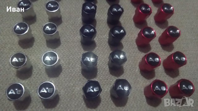 Качественни капачки за вентили винтили с емблеми Ауди Audi TT A3 A4 A6 Q3 Q7 Ferrari Lamborgini, снимка 13 - Аксесоари и консумативи - 29813812