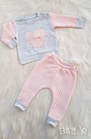 Бебешки комплект Мини Маус 3-6 месеца, снимка 4 - Комплекти за бебе - 47855935