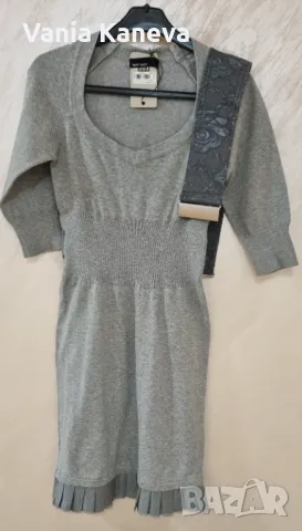 Манго.Елегантна рокля. Комбинация с тафта..