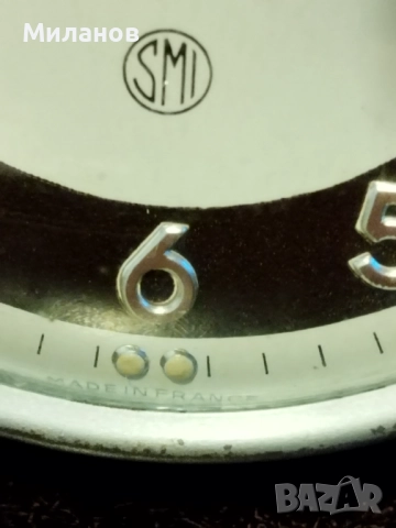 Стар механичен будилник, настолен часовникн часовник, снимка 3 - Антикварни и старинни предмети - 51993957