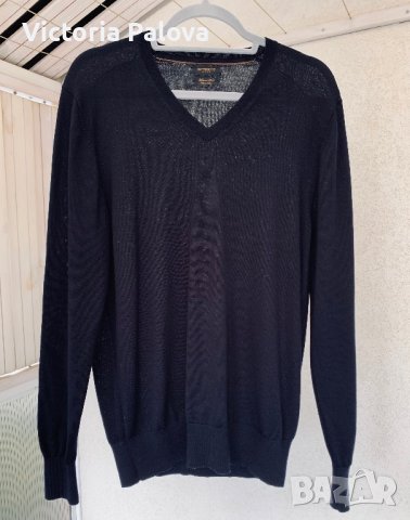 Пуловер от тънък меринос GUTTERIDGE Италия, снимка 2 - Пуловери - 42620482