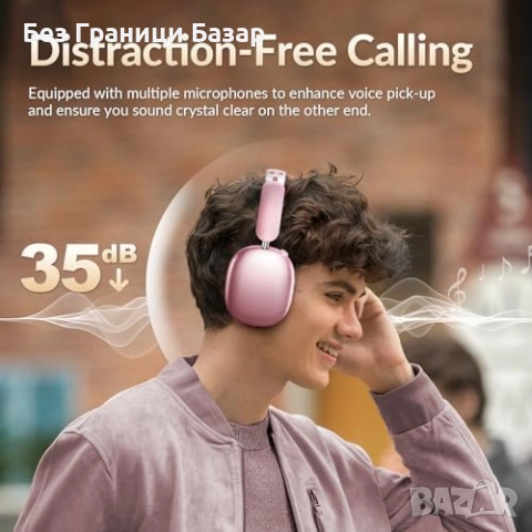 Нови сгъваеми и удобни Безжични слушалки с активно шумопотискане и дълбок бас, снимка 6 - Bluetooth слушалки - 51930443