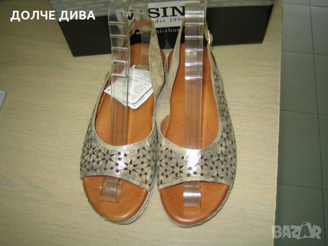 НАМАЛЕНИЕ-Дамски сандали м.1763 естествена кожа, снимка 1