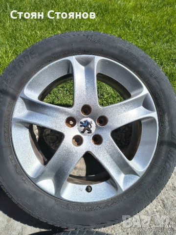 17" Джанти с гуми Bridgestone 215/55R17 за Пежо 407 - 5х108, снимка 3 - Гуми и джанти - 54302098