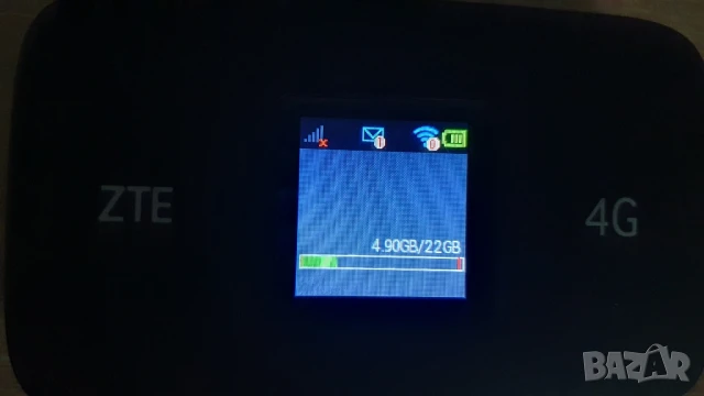 Рутер (бисквитка) ZTE 4G MF971LS, снимка 15 - Рутери - 51080921