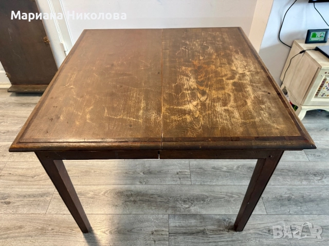 Масивна дървена маса, снимка 7 - Маси - 52912676