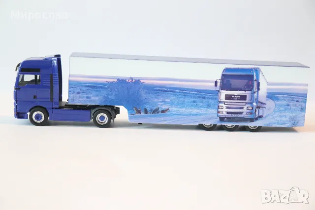 HERPA H0 1/87 MAN TGA КАМИОН МОДЕЛ TIR